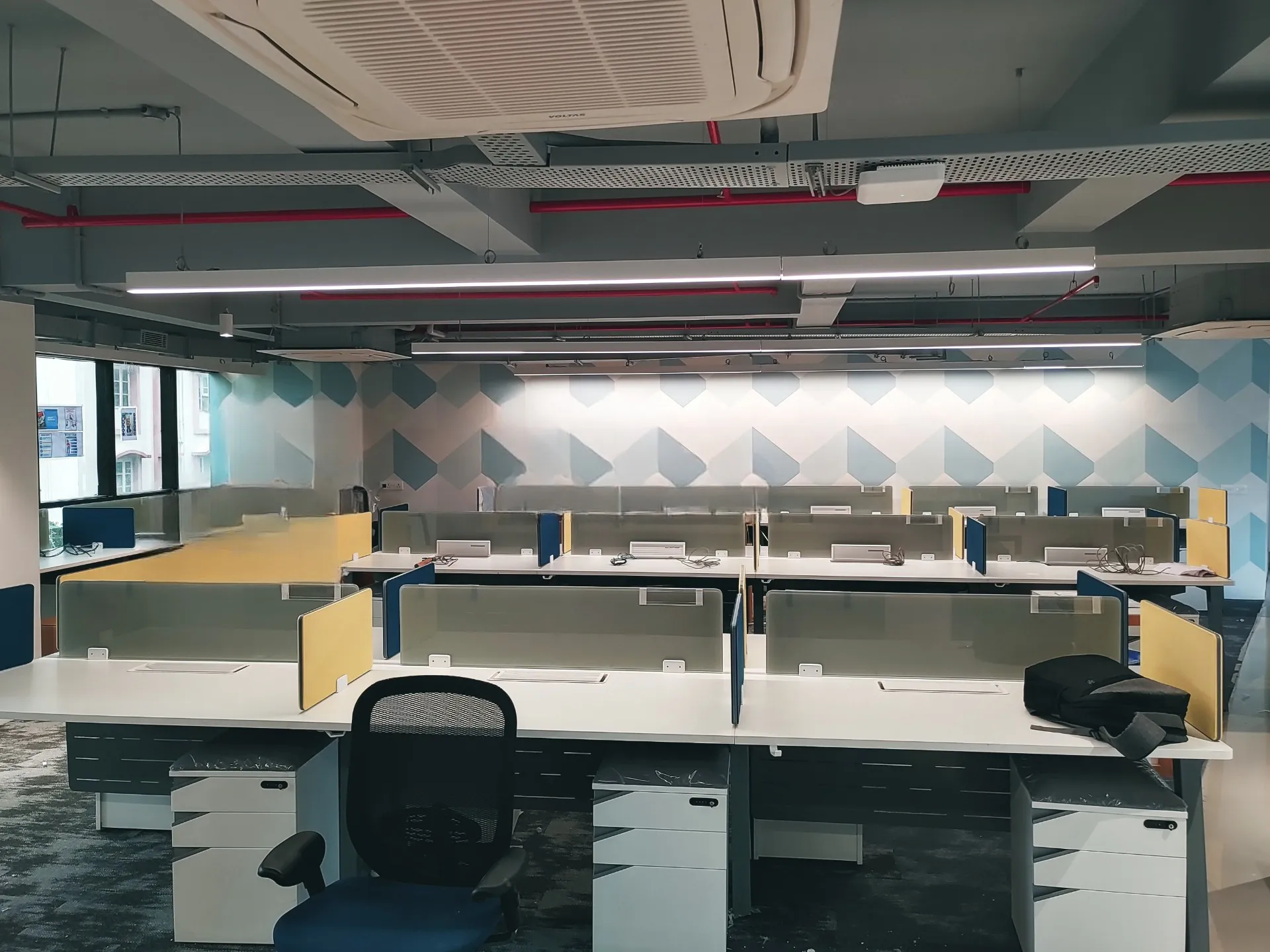 Ergonomic seating and workstations expertly installed at Titan Patna HQ by One and Only Furniture